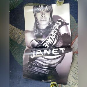promotional poster for Janet Jackson's tenth studio album, "Discipline," release